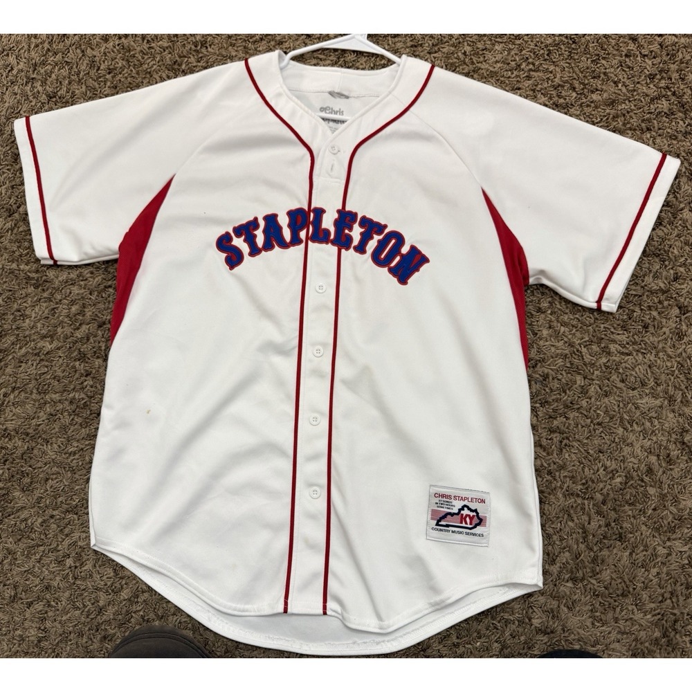 Chris Stapleton "Field of Dreams" Style Arlington Baseball Jersey - Size Large